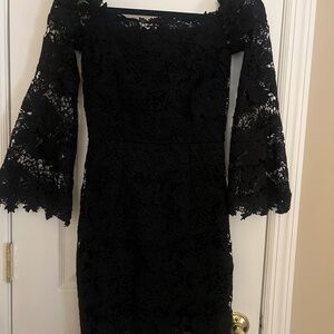 Black lace Formal Dress